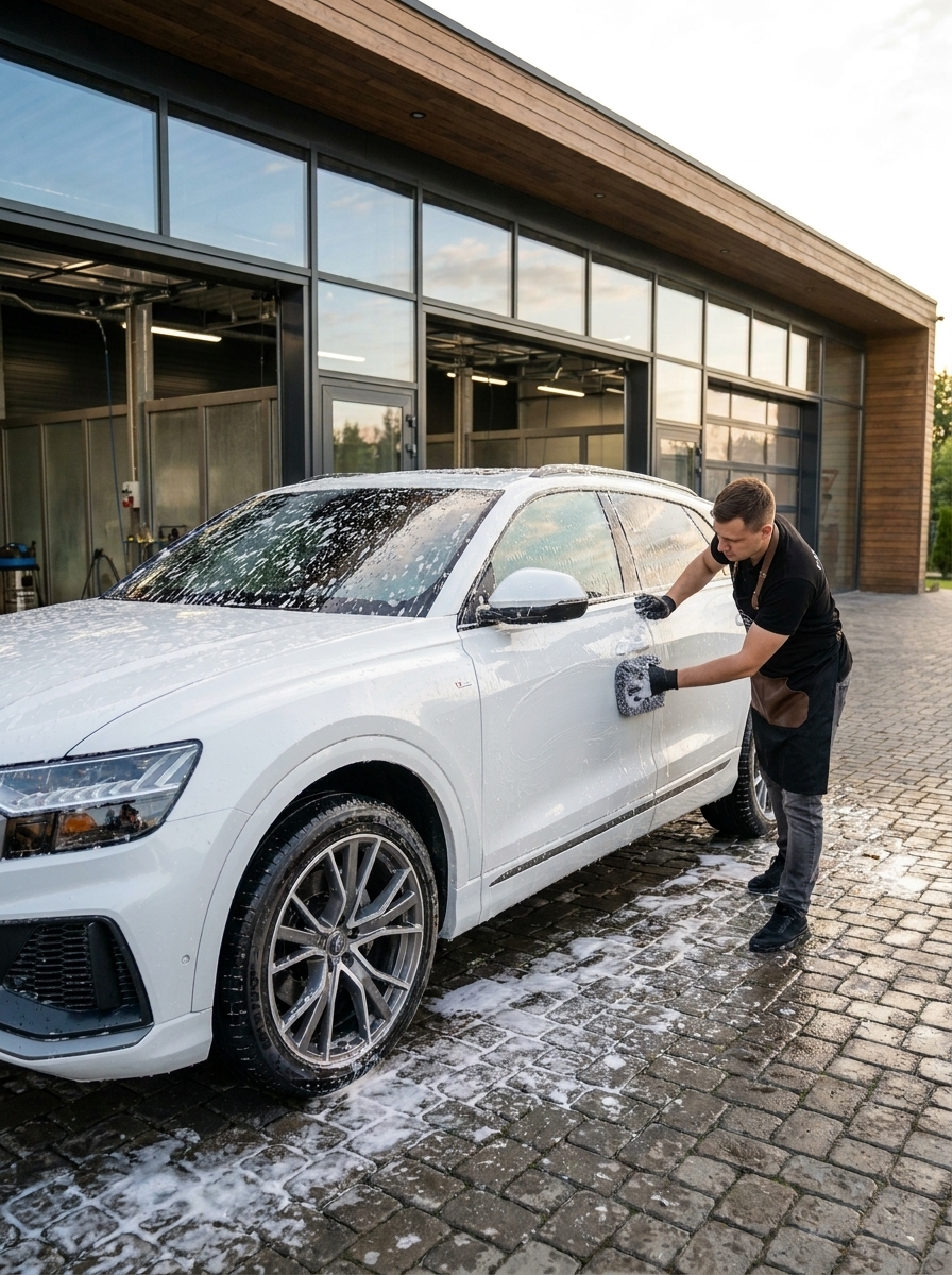 Professional car detailing with care and precision